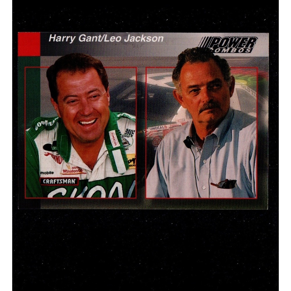 Harry Gant / Leo Jackson 1994 PRO SET POWER RACING PREVIEW #17 NASCAR HOF